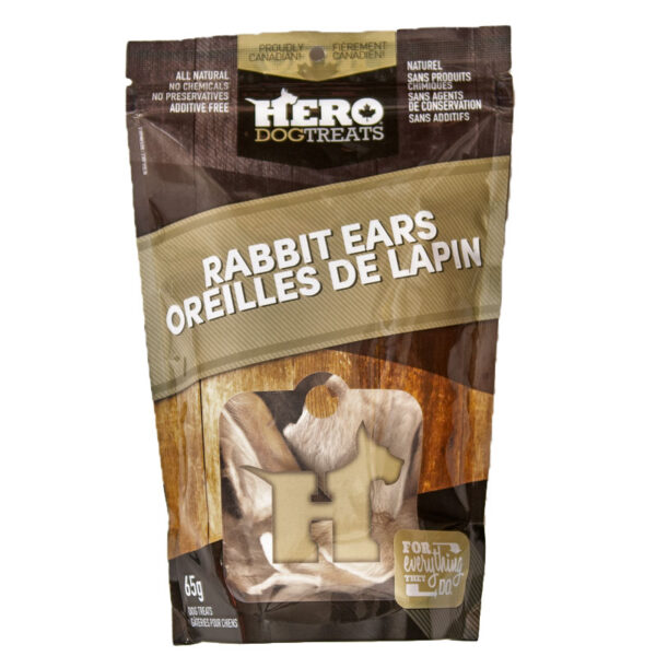 Dehydrated Rabbit Ears – 65g