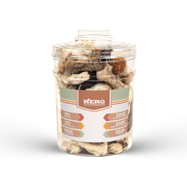 Rabbit Feet Bulk - 55 Pieces